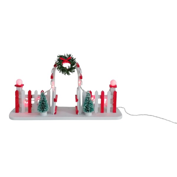 Cerca Red White Con Luces Bateria /cod. 276-242101