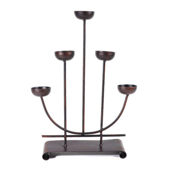 CANDELABRO 5 CANDELAS COOPER /COD. 28-995054-21