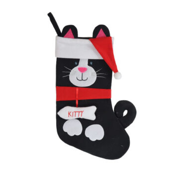 BOTA DE NAVIDAD GATO