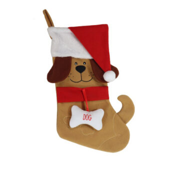 BOTA DE NAVIDAD PERRO