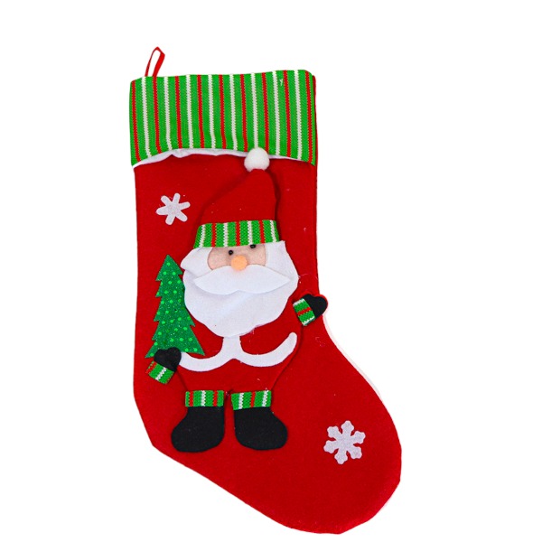 Bota Navidad Roja Santa /cod. 299-12459a