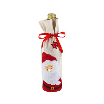 Bolsa Botella Vino Natural 32x12cm Santa /cod. 299-239-3