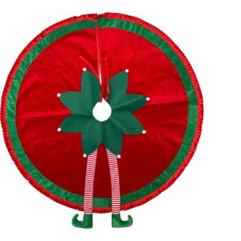 Falda DE Arbol Red Pies Duende Dia:100cm