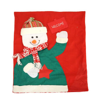 BOLSA MUÑECO NIEVE 45*57CM RED