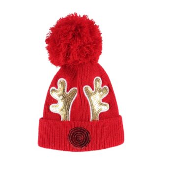 Gorro Reno Red 17*19cm, Pompom:10cm /cod. 299-ya024071a