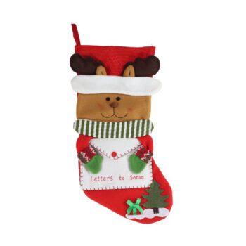 Bota Con Carta Para Santa Reno 54,6cm /cod. 299-ya024080b
