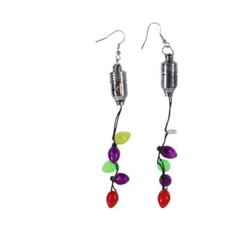 ARETES LUCES NAVIDEÑAS LUZ 10*1.5CM