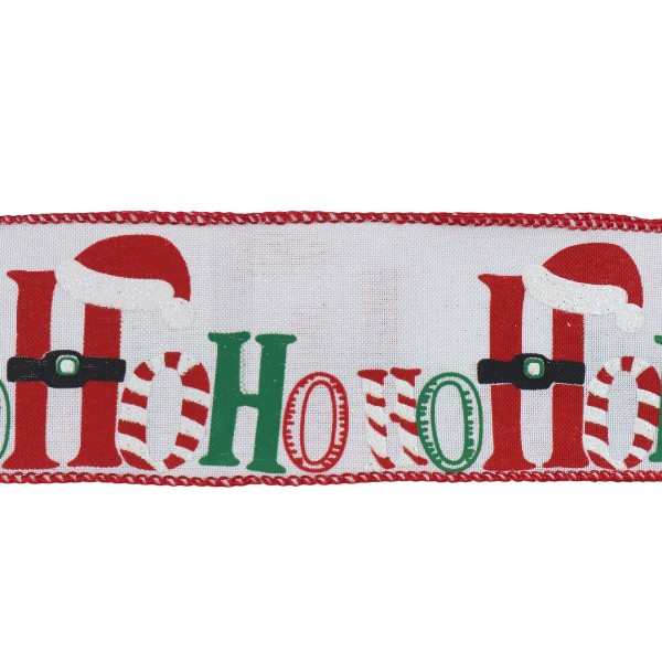 Cinta Tela Ho Ho Ho 6.3cm X 9.14m /cod. 300-15276095-68