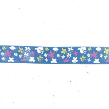 CINTA TELA GRO BLUE MARIPOSAS MIX COLOR /COD. 300-210115