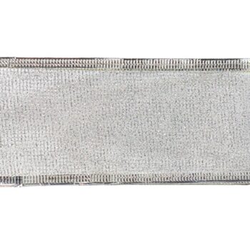 Cinta Malla Silver 6,3cm X 9, /cod. 300-2467-80