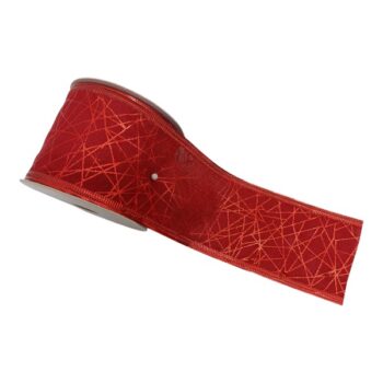 Cinta Tela Red Lineas Red 6.3cm X 9.14m /cod. 300-26096065-61