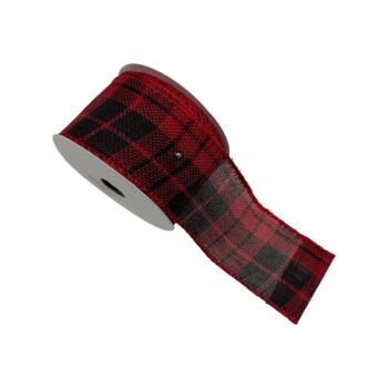 Cinta Jutte Cuadros Red Black 2.5"x10yds /cod. 300-4077-6166