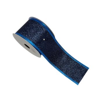 Cinta Tela Glitter Mid Night Blue 6.3cm X 9.14m /cod. 300-92-1008-50d
