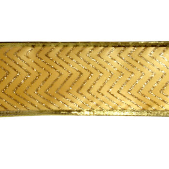 Cinta Tela 6,3cmx9,14mts Gold Diagonales /cod. 300-d0321-70
