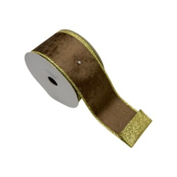 Cinta Tela Brown Gold 6.3cm X 9.14m /cod. 300-s3109-21
