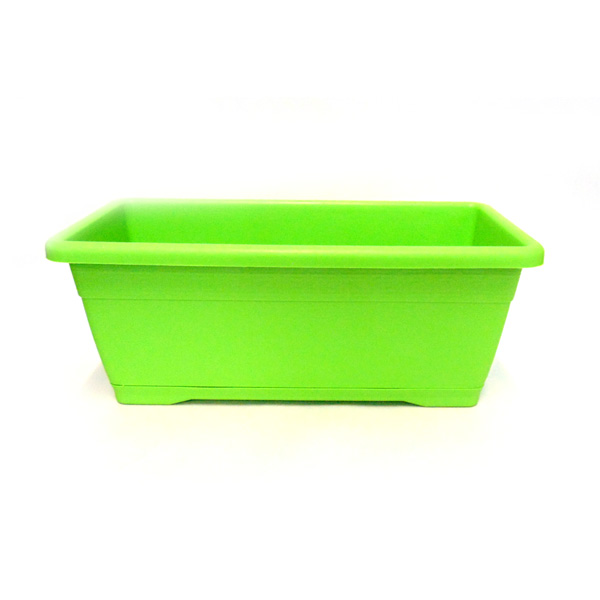 MACETA JARDINERA 40 CM +P LIME GREEN (40X18X16H), 7 LITROS /COD. 69-VERSIL40-13
