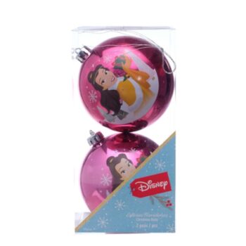 *jgo. 2 Esferas Navidenas 10cm /cod. 701-d12-07-dp2