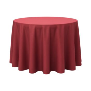 Mantel Redondo 180 Cm Red /cod. 732-2601mr18-61