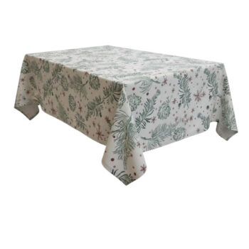Mantel Rectangular 130x210 Cm Hojas Y Berries /cod. 732-2604m210-ch