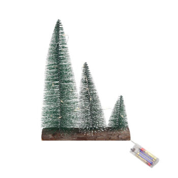 Adorno Arboles Con Luz 30cm+24l Micro Light,2aa /cod. 744-hc23122