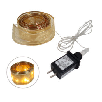 Cinta Con Luces Led 50l 5metros Con Adaptador Gold /cod. 745-aurcdd-70