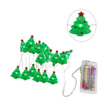 Guirnalda 20pcs Arbol Navidad 230cm Bateria Warm White /cod. 750-c-027