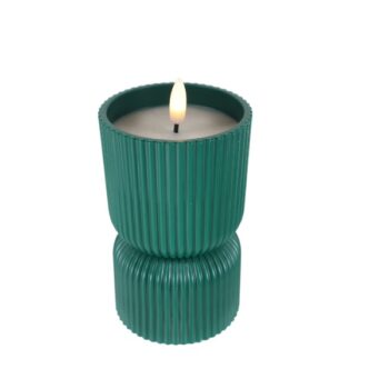 CANDELABRO PLASTICO GREEN BATERIA 8*8*13/15CM