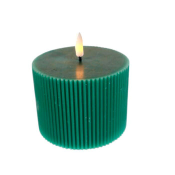 CANDELA BATERIA GREEN REDONDA DIA10*7.5CM (FLAME +2.5CM) /COD. 753-PW0306-63
