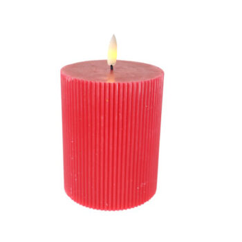 CANDELA BATERIA RED REDONDA 10*10*10/12.5CM /COD. 753-PW0306A-61