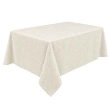 Mantel Rectangular Beige C/diseño 180x228 Cm