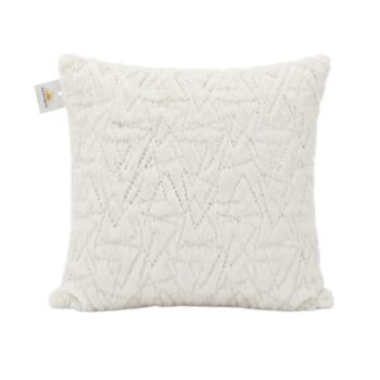 ALMOHADON PELUDO IVORY45X45 CM