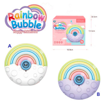 MAQUINA BURBUJAS ARCOIRIS CON LUZ Y MUSICA COLORES MIXTOS /COD. 782-MH614941