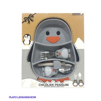 SET DE COMER NIÑOS PINGÜINO /COD. 782-MH676561