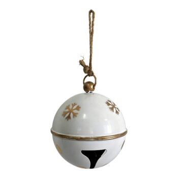 CASCABEL METAL WHITE GOLD 15,5X15,5X65CM