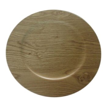 Plato Plastico Madera 33x33x1,5cm /cod. 790-25ca3127-00