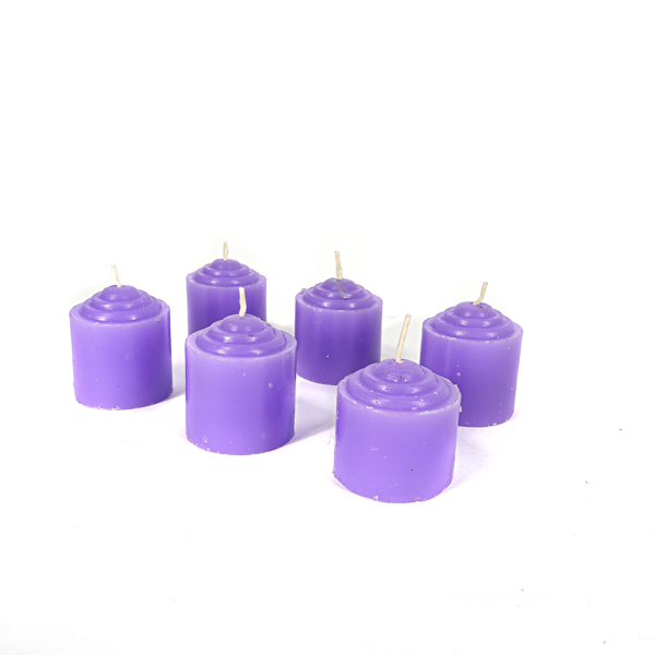 VOTIVA 6 UNIDADES LILA /COD. 82-15336-58