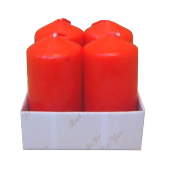 PILAR 3"X1.5" 4 U. RED /COD. 82-153P61