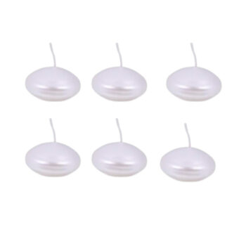 FLOTANTE 6 U. WHITE METALICA /COD. 82-2030F68
