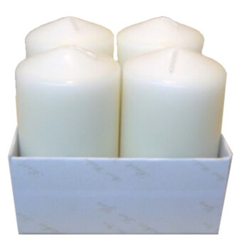 CANDELA PILAR 2"X4" 4 U. WHITE /COD. 82-24P68
