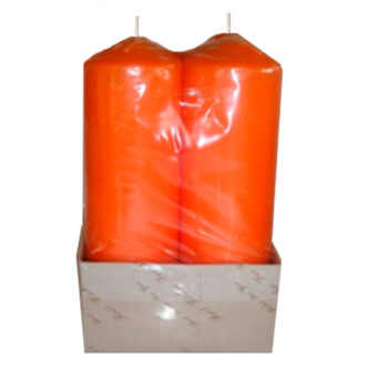 CANDELA PILAR 2"X6" 4 U. ORANGE /COD. 82-26P15