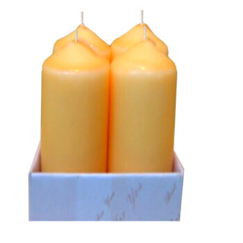 CANDELA PILAR 2"X6" 4 U. ANTIQUE YELLOW /COD. 82-26P18C