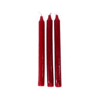 CANDELA ALARGADA 3PC RED /COD. 82-A2421361