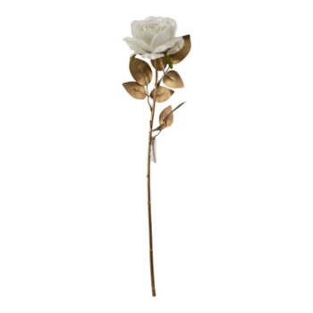 Rosa 0x0x53cm White Metalica
