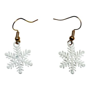 Aretes Copos Nieve 6*8*1.5cm /cod. 299-xy020243