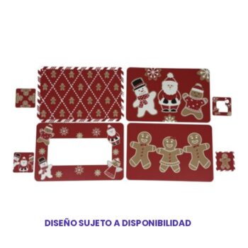 Jg Individuales C/portavasos /cod. 700-180-4700142