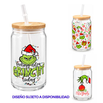 Vaso Grinch C-tapa 14.5x7.6cm S3 /cod. 701-8310152610